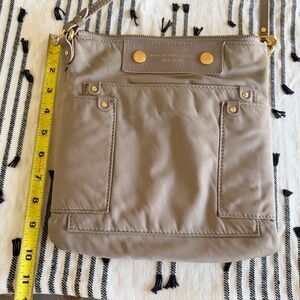 Marc by Marc Jacobs Tan Crossbody Bag. Light Tan Nylon.